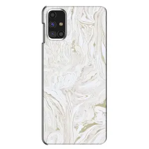 Мраморний чехол на Samsung Galaxy M31s (VPrint) (Білий мрамор)