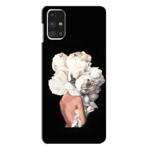 Чехлы (ART) Цветы на Samsung Galaxy M31s (VPrint) (Білі квіти)