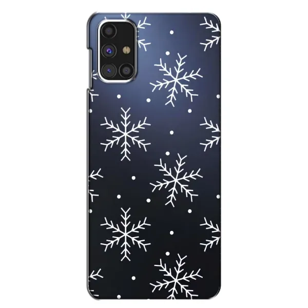 Чохол з принтом «Білі сніжинки» для Samsung Galaxy M31s