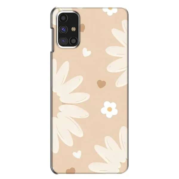 Чохол з принтом «Бежеві квіти» для Samsung Galaxy M31s Чохол з принтом «Бежеві квіти» для Samsung Galaxy M31s