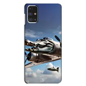 Чехол с мемом Тралалело тралала на Samsung Galaxy M31s (Бомбардиро крокодило)