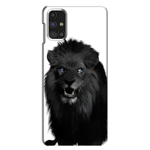 Чохли з картинкою животних Samsung Galaxy M31s (Чорний ЛЕВ)