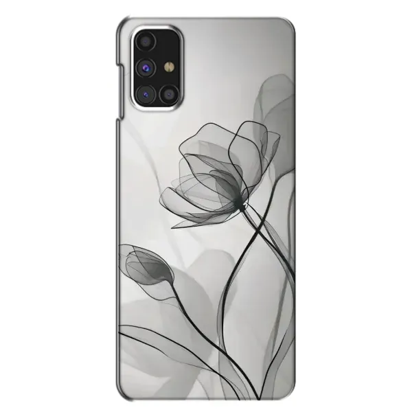 Чохол з принтом «Чорні квіти» для Samsung Galaxy M31s Чохол з принтом «Чорні квіти» для Samsung Galaxy M31s