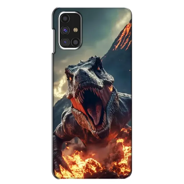 Чехол с принтом «Огненный динозавр» для Samsung Galaxy M31s