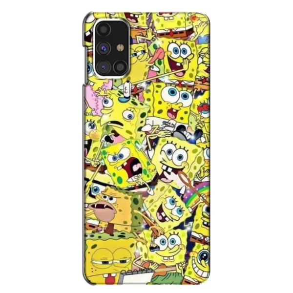 Чехол с принтом «Эмоции Спанч Боба» для Samsung Galaxy M31s Чехол с принтом «Эмоции Спанч Боба» для Samsung Galaxy M31s