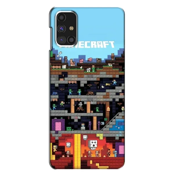 Чохол з принтом «фон Minecraft» для Samsung Galaxy M31s