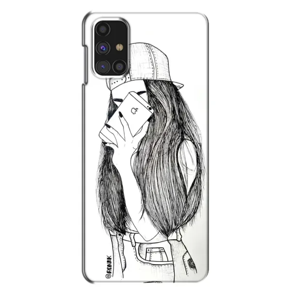 Чохол з принтом «Фото дівчини» для Samsung Galaxy M31s