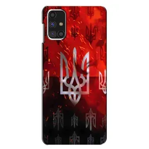 Украинские Чехлы для Samsung Galaxy M31s с картинкой УПА (AlphaPrint) (ГЕРБ УПА)