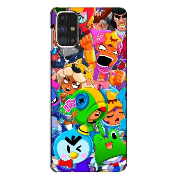 Чохол з принтом «Герої Бравл Старс» для Samsung Galaxy M31s