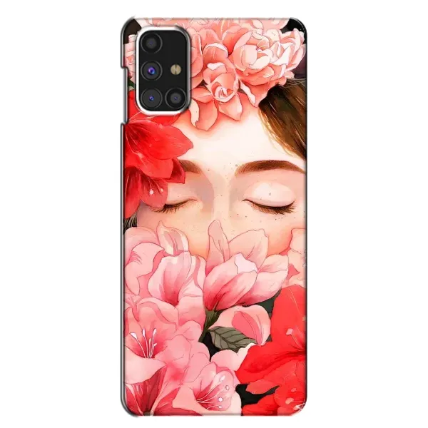 Чохол з принтом «Очі в квітах» для Samsung Galaxy M31s Чохол з принтом «Очі в квітах» для Samsung Galaxy M31s
