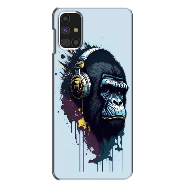 Чохол з принтом «Горила в навушниках» для Samsung Galaxy M31s
