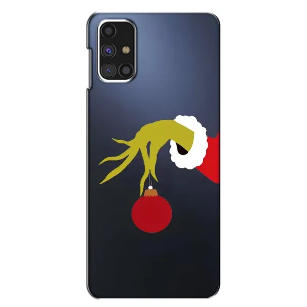 Чохол з принтом «Грінч з іграшкою» для Samsung Galaxy M31s