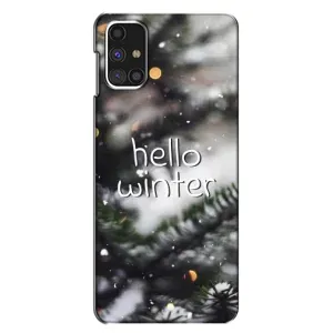 Новорічні, Святкові Чохли для Samsung Galaxy M31s - 2024 год (Hello winter)