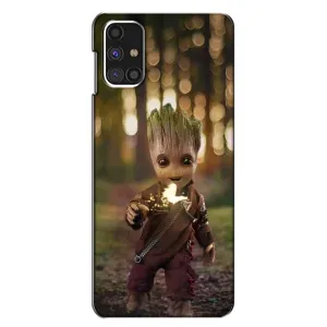 Чехол МАРВЕЛ для Самсунг М31с (AlphaPrint) (I am Groot)