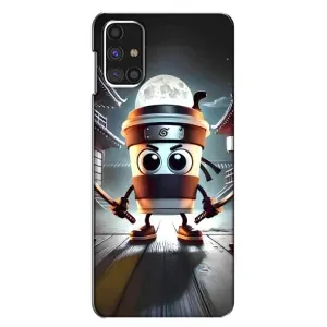 Чехол с мемом Тралалело тралала на Samsung Galaxy M31s (Капучино асасино)