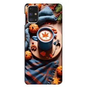 Чехол с принтом «Кофе и тыковки» для Samsung Galaxy M31s