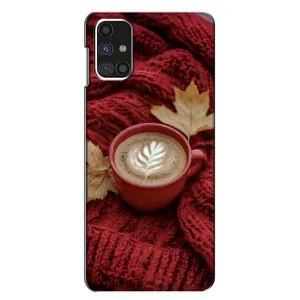 Чехол с принтом «Кофе на пледе» для Samsung Galaxy M31s