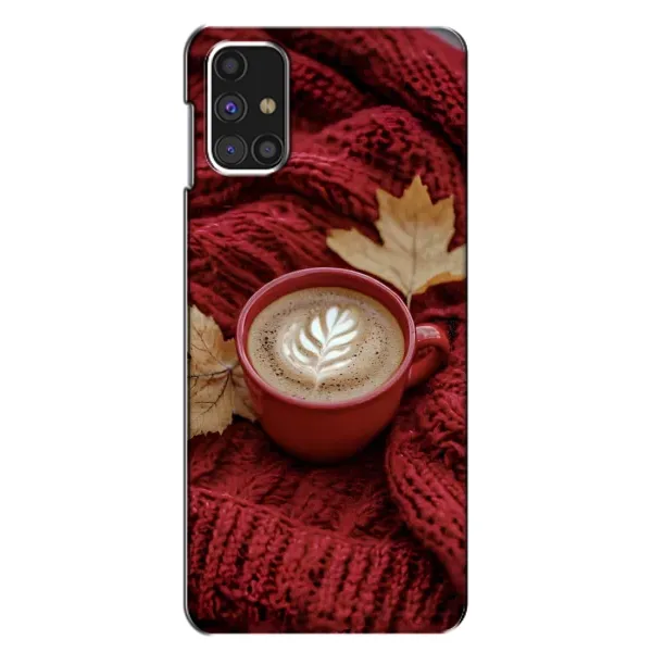 Чехол с принтом «Кофе на пледе» для Samsung Galaxy M31s