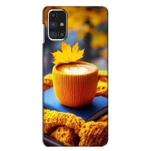 Чехол с принтом «Кофе на желтом пледе» для Samsung Galaxy M31s