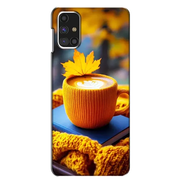 Чехол с принтом «Кофе на желтом пледе» для Samsung Galaxy M31s
