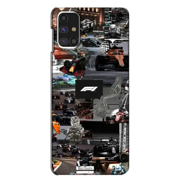 Чохол з принтом «Гоночний колаж Ф1» для Samsung Galaxy M31s