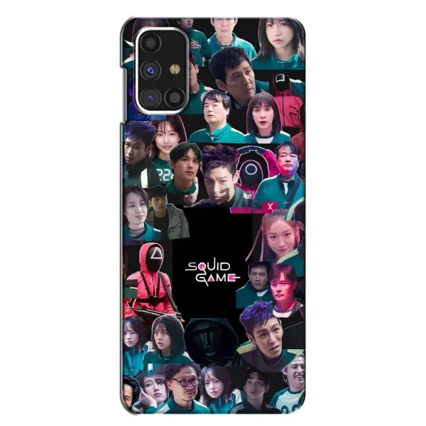 Чехол с принтом «Коллаж Игра кальмара» для Samsung Galaxy M31s Чехол с принтом «Коллаж Игра кальмара» для Samsung Galaxy M31s