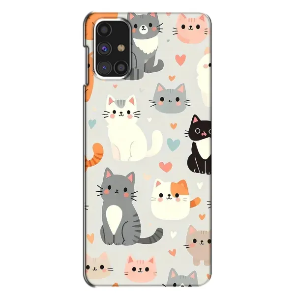 Чехол с принтом «Коллаж котов» для Samsung Galaxy M31s
