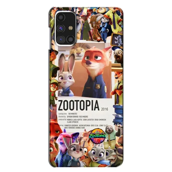Чехол с принтом «Постер Зверополис» для Samsung Galaxy M31s
