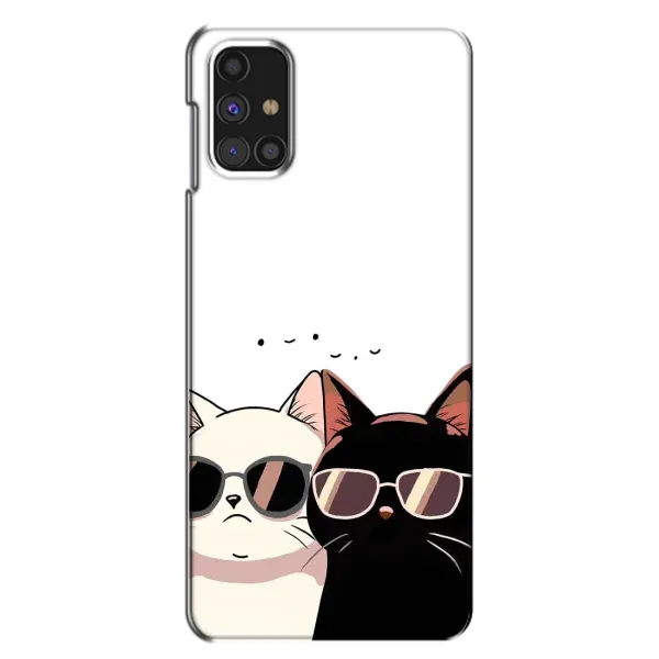 Чехол с принтом «Коты в очках» для Samsung Galaxy M31s