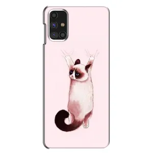 Чохол на Самсунг Галаксi M31с з Котиками (VPrint) (Котик падає)