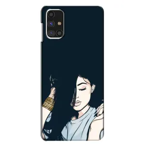 Чехол с печатью для Samsung Galaxy M31s - (Мода) (AlphaPrint) (Красивая девочка)