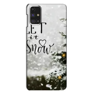 Новорічні, Святкові Чохли для Samsung Galaxy M31s - 2024 год (Let it snow)