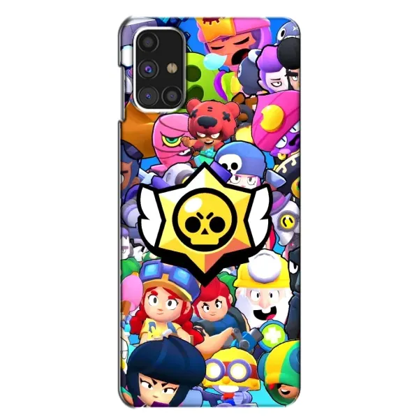 Чохол з принтом «Лого Brawl Stars» для Samsung Galaxy M31s