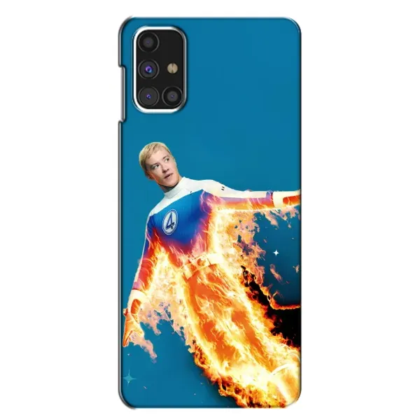 Чохол з принтом «Людина-факел у вогні» для Samsung Galaxy M31s Чохол з принтом «Людина-факел у вогні» для Samsung Galaxy M31s