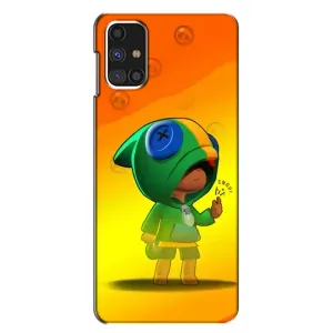 Чехол для Samsung Galaxy M31s Бравл Старс (VPrint) (Хлопчик Леон)