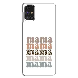 Чехол с принтом «Текстовый коллаж мама» для Samsung Galaxy M31s