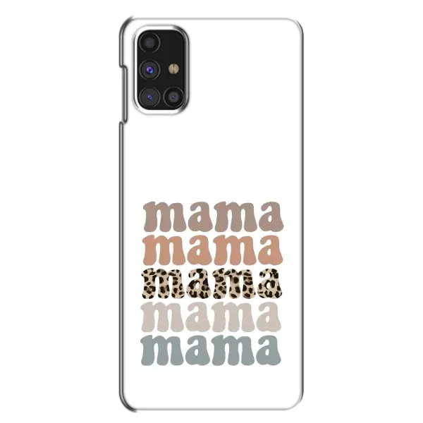 Чехол с принтом «Текстовый коллаж мама» для Samsung Galaxy M31s