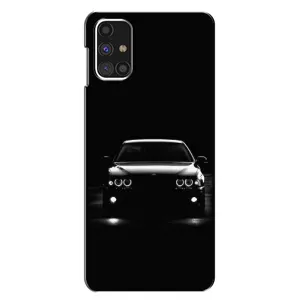 Чехол для Самсунг М31с - с принтом БМВ (AlphaPrint) (Машина BMW)
