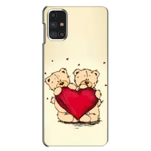 Чехлы для любимой на Самсунг Галаксi M31с (VPrint) (Медвежата)