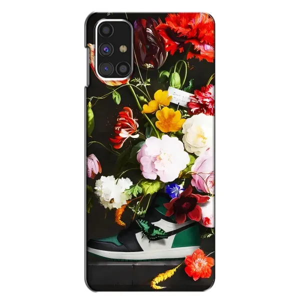 Чехол с принтом «Nike цветы» для Samsung Galaxy M31s