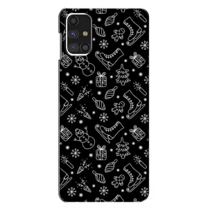 Новорічні, Святкові Чохли для Samsung Galaxy M31s - 2024 год (Новорічний фон)
