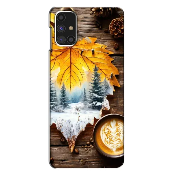 Чехол с принтом «Осенне-зимний кофе» для Samsung Galaxy M31s