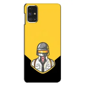 Чеjхол PUBG для Самсунг Галаксi M31с (AlphaPrint) (Пабг в шоломі)