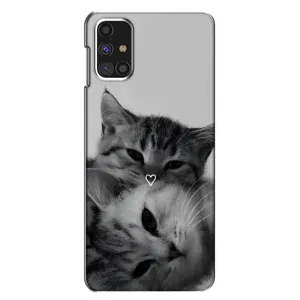 Чехол с рисунком кот на Samsung Galaxy M31s (Пара котов)