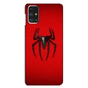 Чехол с человеком пауком для Samsung Galaxy M31s - (AlphaPrint) (Паук Марвел)