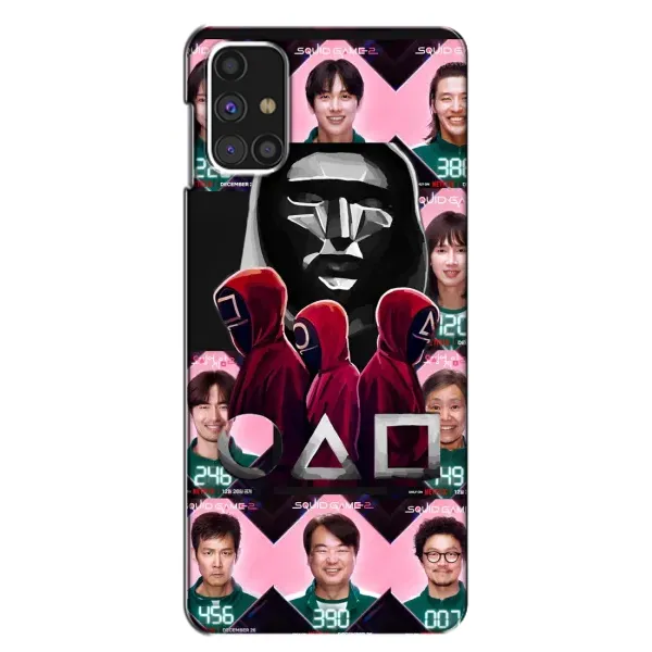Чехол с принтом «Участники Игра кальмара» для Samsung Galaxy M31s Чехол с принтом «Участники Игра кальмара» для Samsung Galaxy M31s