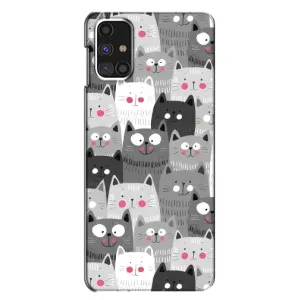 Чохли з Котиками для Samsung Galaxy M31s (VPrint) (Мальовані котики)
