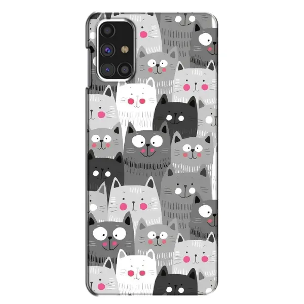 Чохол з принтом «Мальовані котики» для Samsung Galaxy M31s Чохол з принтом «Мальовані котики» для Samsung Galaxy M31s