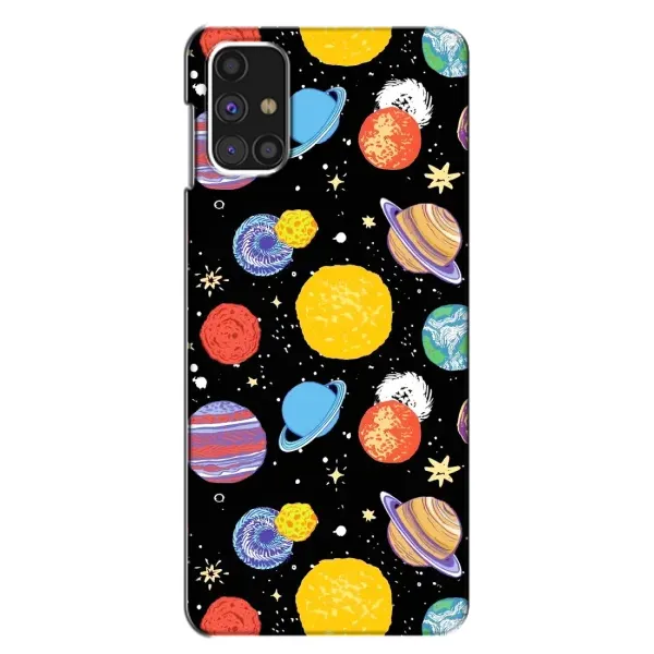 Чехол с принтом «Рисованные планеты» для Samsung Galaxy M31s Чехол с принтом «Рисованные планеты» для Samsung Galaxy M31s