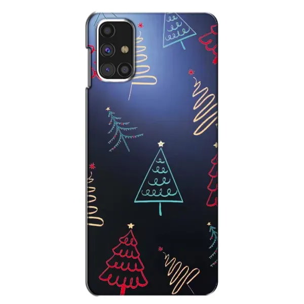 Чохол з принтом «Різдвяні ялинки» для Samsung Galaxy M31s